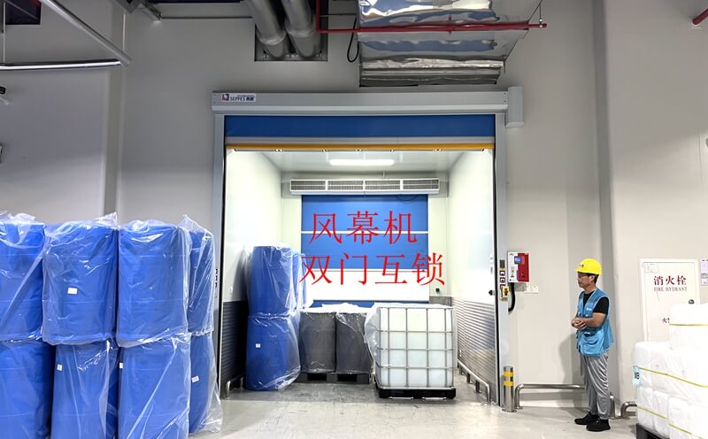镇江双门互锁密闭防尘快速卷帘门插图