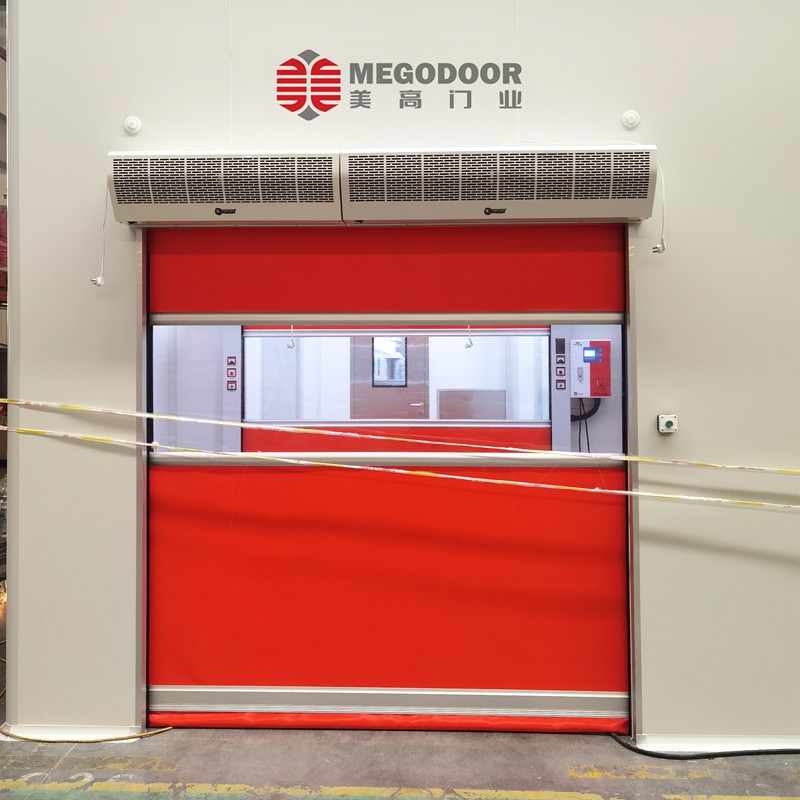 镇江防冷凝水快速卷帘门：破解冷库结霜难题，保障高效运行缩略图