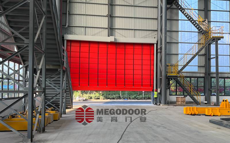 镇江大型门洞快速堆积门：高效节能与卓越密封插图2