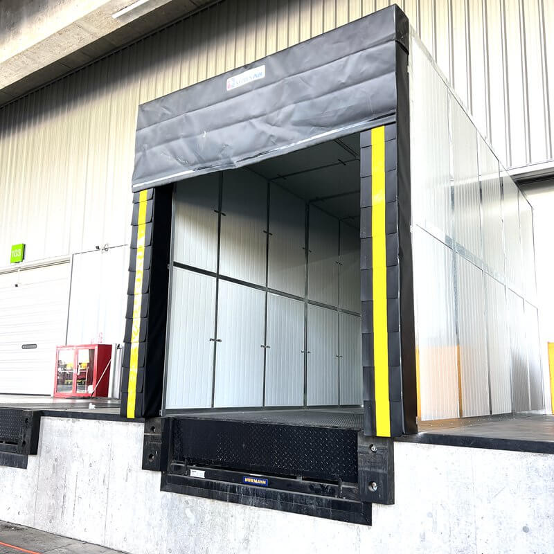 镇江货箱出口PVC材质机械式门封：提高装卸平台效率与空间利用插图2