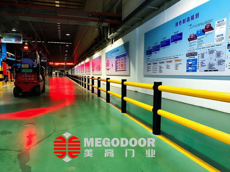 美高门业高分子柔性防撞护栏，为镇江工厂安全保驾护航缩略图