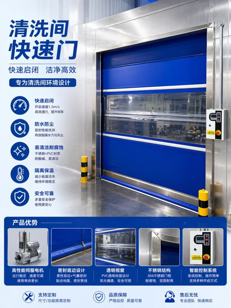 镇江高湿环境适合什么快速门？美高门业给您答案缩略图
